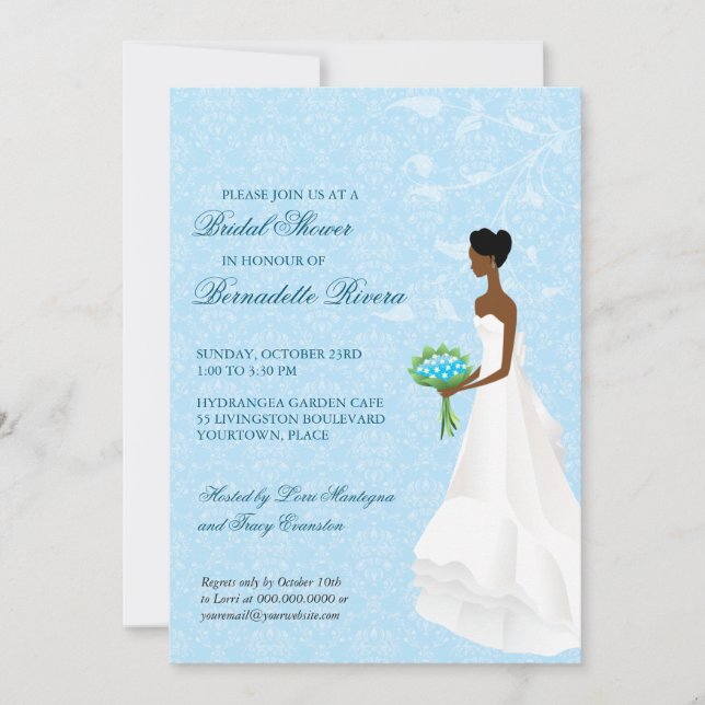 Walking the Aisle Bridal Shower Invitation (Front)