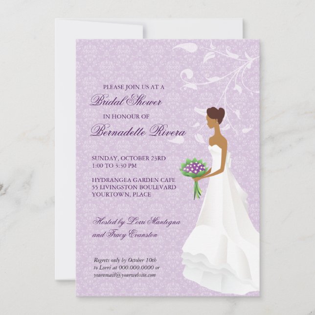 Walking the Aisle Bridal Shower Invitation (Front)