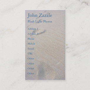 Walking the Beach Business Card
