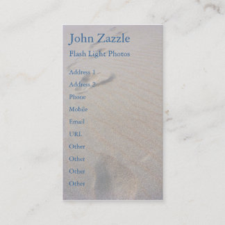 Walking the Beach Business Card