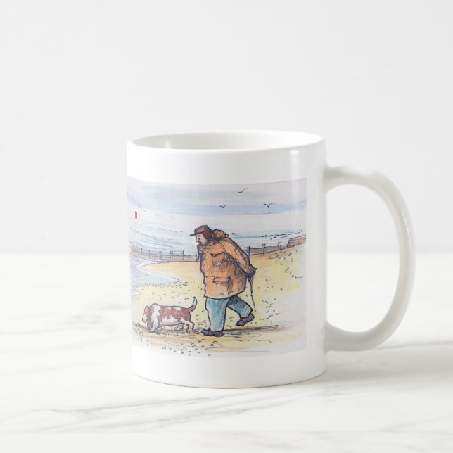 Walking the dog - 02 coffee mug (Right)