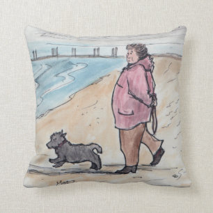 Walking the dog - 03 cushion