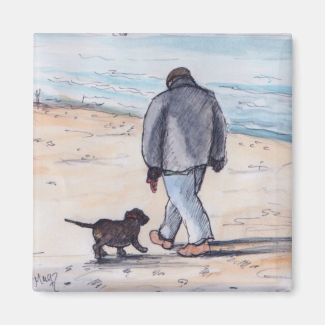 Walking the dog - 05 magnet (Front)