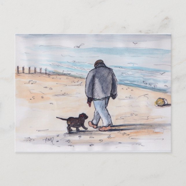 Walking the dog - 05 postcard (Front)