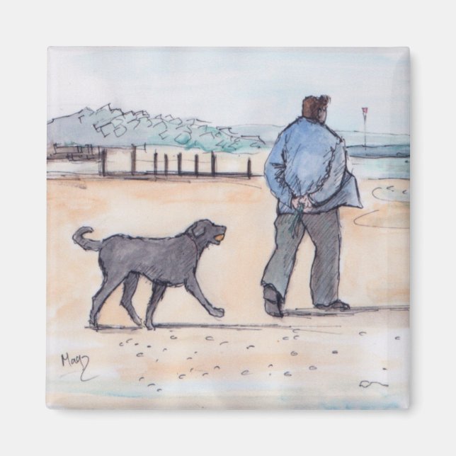 walking the dog - 07 magnet (Front)