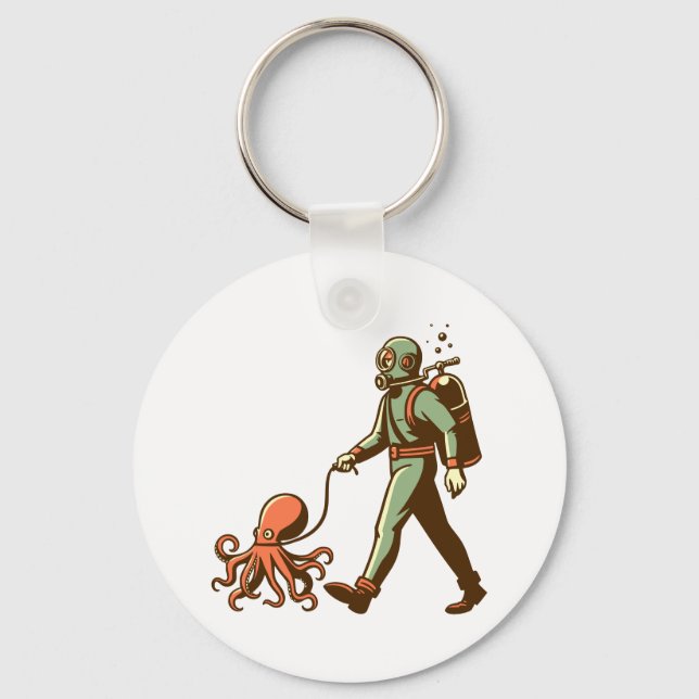 Walking the octopus key ring (Front)