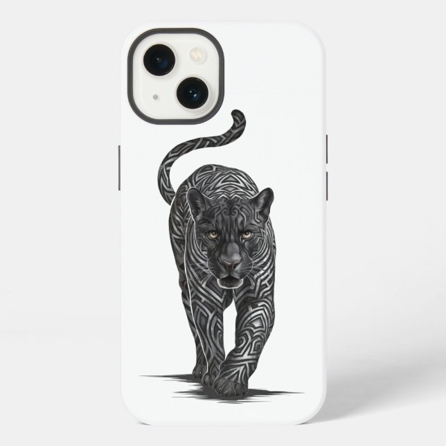 Walking Tiger iPhone Case (Back)