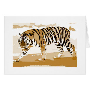 Walking Tiger Pop Art