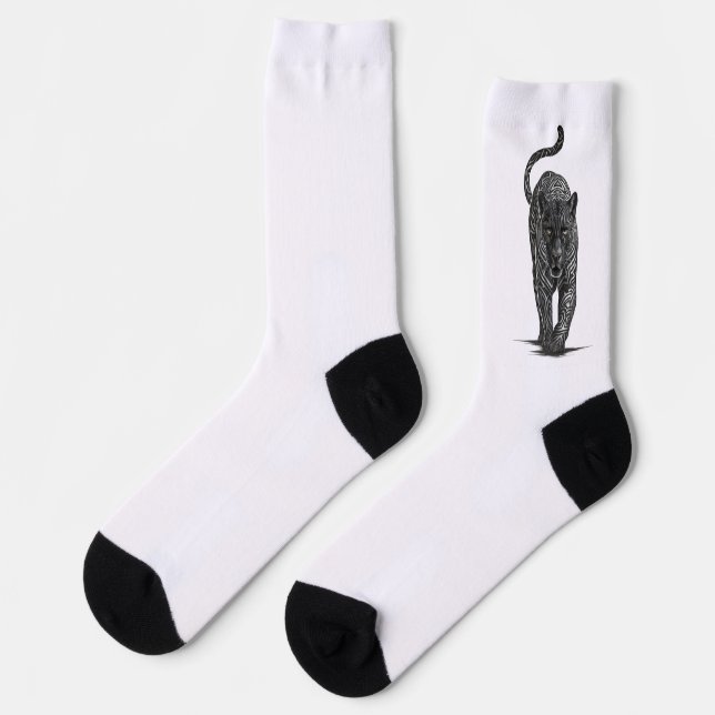 Walking Tiger Socks (Left)