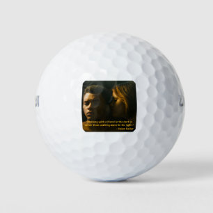 Walking together golf balls