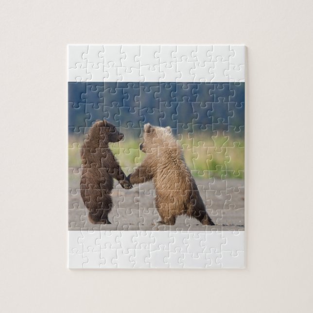 Walking Together Hand In Hand Jigsaw Puzzle (Vertical)