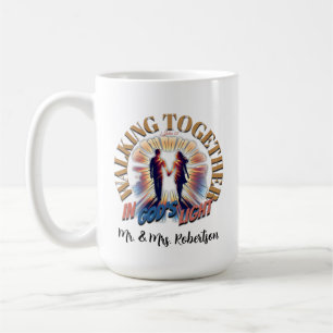 "Walking Together in God's Light"- 1 John 1:7 Coffee Mug