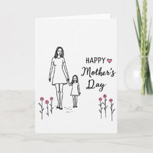 Walking Together Mother Card