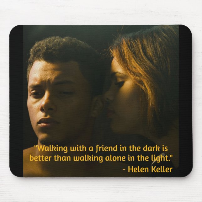 Walking together mouse pad (Front)