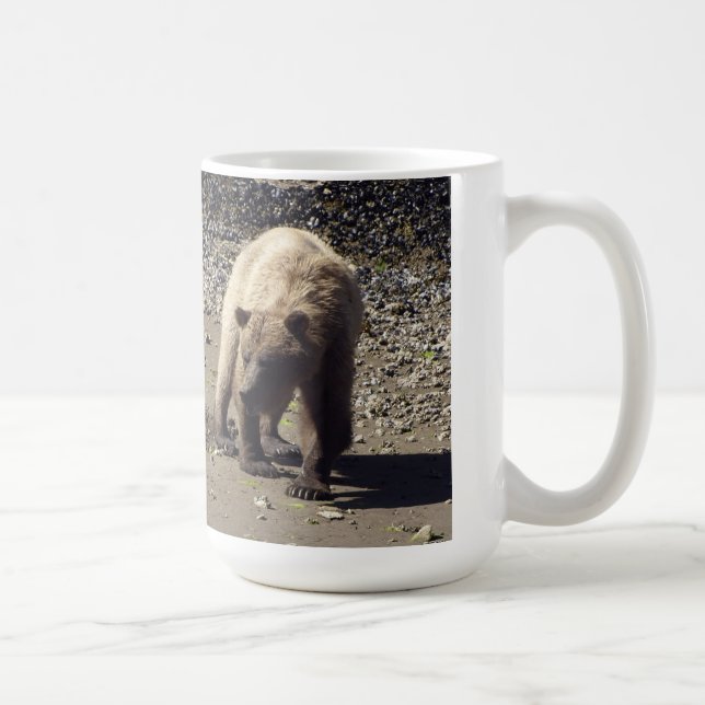 Walking Wild Grizzly Bear Wildlife Photo Coffee Mug (Right)