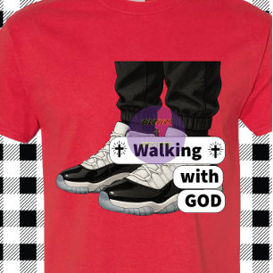 Walking with GOD - Christian T-Shirt