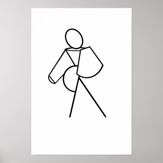 Walking Woman Poster (Front)