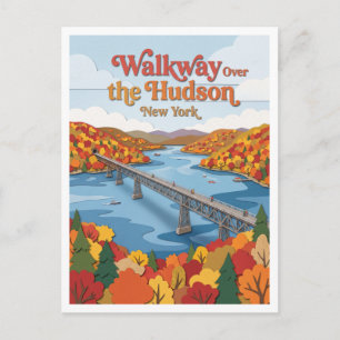 Walkway Over the Hudson Poughkeepsie New York Postcard