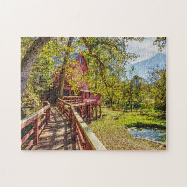 Walkway To Hodgson Mill Jigsaw Puzzle (Horizontal)