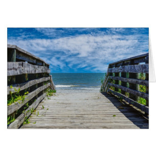 Walkway To Paradise Greeting Card