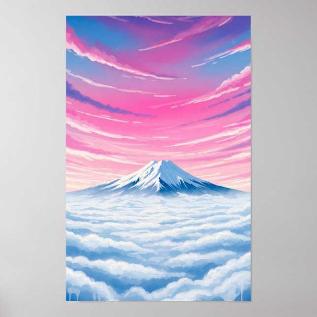 Wall art. Above the clouds Poster (Front)