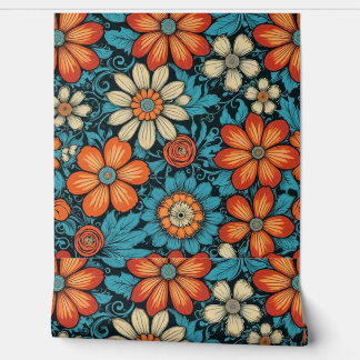 Wall Art Decor Folk Floral 