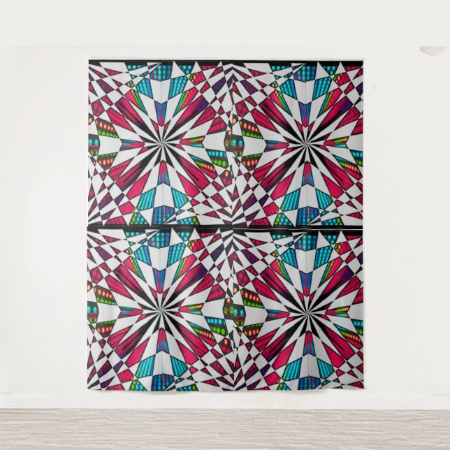 Wall Art Décor Space: Large Digital Tapestry wall (Front)