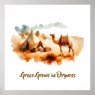 Wall art- Desert Painting Poster