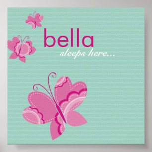 WALL ART :: flutterby butterfly 1