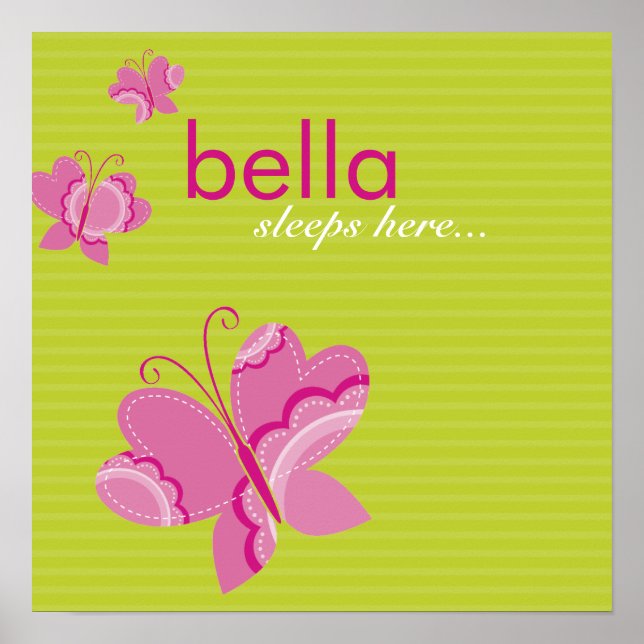 WALL ART :: flutterby butterfly 4 (Front)