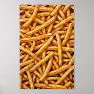 Wall art. French fries. Poster
