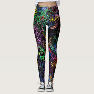 Wall art leggings