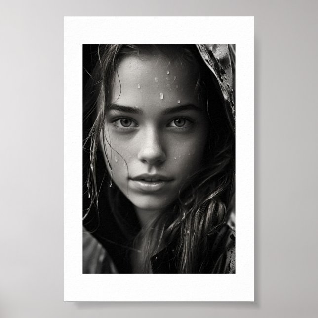 Wall art Poster - Spring Shower Portrait (Front)