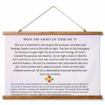 Wall art Son of God in the Sun