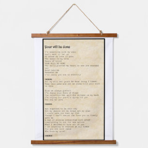 Wall art - Your will be done 