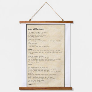 Wall art - Your will be done