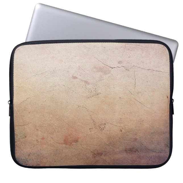 Wall background texture grunge laptop sleeve (Front)