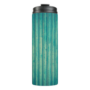 Wall blue colour corrugated thermal tumbler