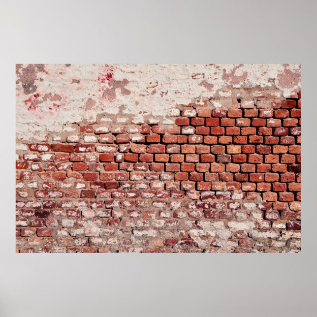Wall brick brick wall poster (Front)