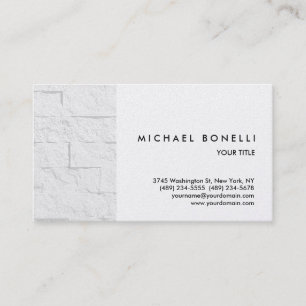 Wall Brick Professional Business Card