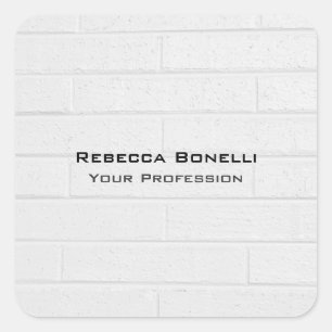 Wall Brick Unique Modern Minimalist Square Sticker
