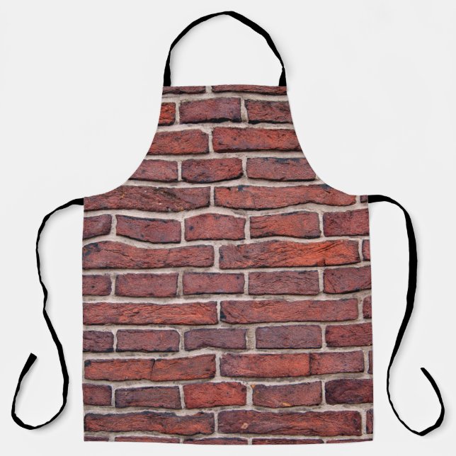 Wall bricks brick wall red bricks apron (Front)