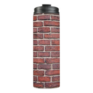 Wall bricks brick wall red bricks thermal tumbler