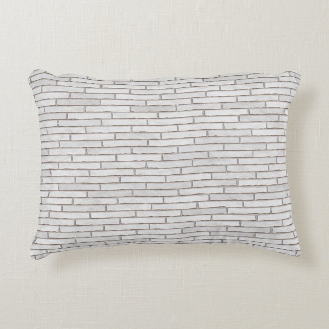 Wall bricks template structure decorative cushion (Front)