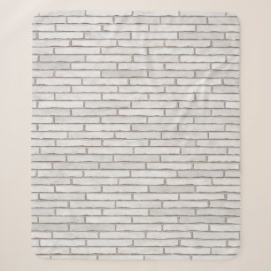 Wall bricks template structure sherpa blanket