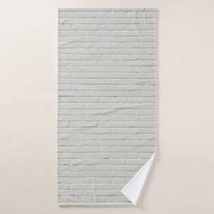 Wall bricks white white brick wall bath towel