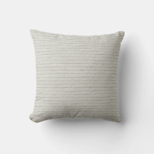 Wall bricks white white brick wall cushion