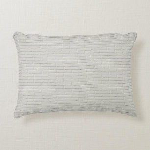 Wall bricks white white brick wall decorative cushion