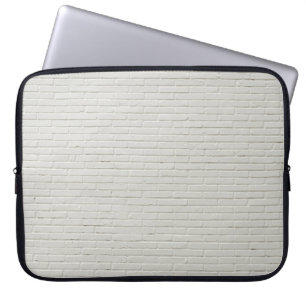 Wall bricks white white brick wall laptop sleeve