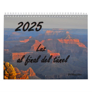 Wall Calendar 2025 with Spanish Bible Verses